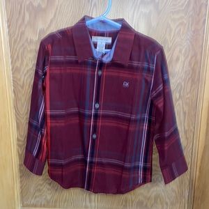 Little Boys Calvin Klein button down shirt